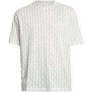 T-shirt Korte Mouw EAX T-shirt met logopatroon