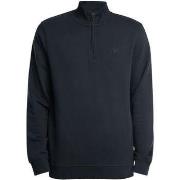 Sweater Lyle &amp; Scott Superfijne kwartrits sweatshirt