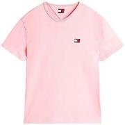 T-shirt Tommy Jeans Reg Logo Badge T-Shirt Pink