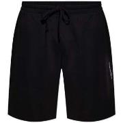 Korte Broek Emporio Armani Lounge Bermuda Shorts Black