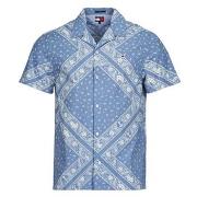 Overhemd Korte Mouw Tommy Jeans TJM REG AOP SS SHIRT EXT