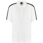Polo Shirt Korte Mouw EAX Polo avec bande aux épaules