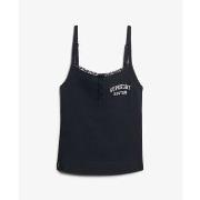 Top Superdry Débardeur brodé à boutons femme Athletic Essentials