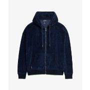 Sweater Superdry Sweatshirt à capuche zippé en velours femme