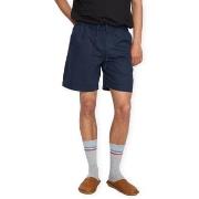 Korte Broek Rvlt Revolution RVLT Linen Shorts - Navy