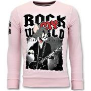 Sweater Local Fanatic Luxe Rock My World Cat