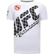 T-shirt Korte Mouw Local Fanatic Print UFC