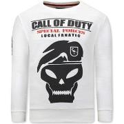 Sweater Local Fanatic Print Call Of Duty