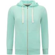 Sweater Enos Hoodie Rits Trainingsvest Sportvest