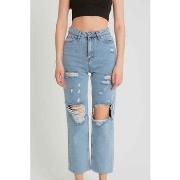 Broeken Robin-Collection Jeans Ripped High Waist D