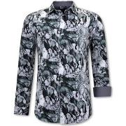 Overhemd Lange Mouw Gentile Bellini Dierenprint Blouse