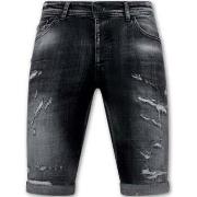 Korte Broek Local Fanatic Destroyed Shorts H Paint Splatter
