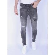 Skinny Jeans Local Fanatic Stoashed Slimfit Jeans Stretch