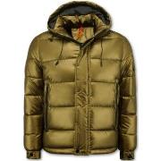 Blazer Enos Goudkleurige Puffer Jas Capuchon