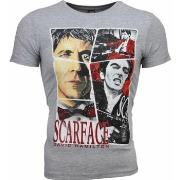 T-shirt Korte Mouw Local Fanatic Scarface Frame Print