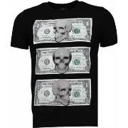 T-shirt Korte Mouw Local Fanatic Beter Have My Money Rhinestone