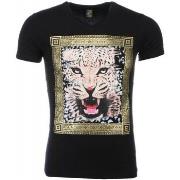 T-shirt Korte Mouw Local Fanatic Tijger Print