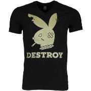 T-shirt Korte Mouw Local Fanatic Destroy