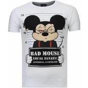 T-shirt Korte Mouw Local Fanatic State Prison Rhinestone