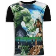 T-shirt Korte Mouw Local Fanatic Vendetta Digital Rhinestone