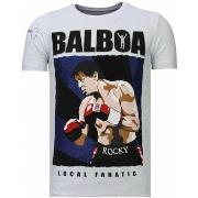 T-shirt Korte Mouw Local Fanatic Balboa Rhinestone