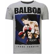 T-shirt Korte Mouw Local Fanatic Balboa Rhinestone