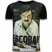 T-shirt Korte Mouw Local Fanatic Escobar King Of Cocaine Digital