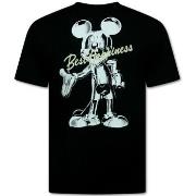 T-shirt Korte Mouw True Rise Print Grappig Oversized Happiness