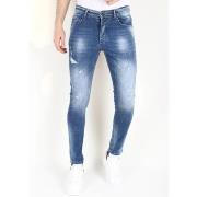 Skinny Jeans Mario Morato Spijkerbroek Verfspatten MM