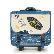 Schooltas Pol Fox CARTABLE TROLLEY 38 CM A ROULETTES
