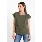 T-shirt Korte Mouw Le Temps des Cerises Mouwloos jack ELIAS