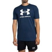 T-shirt Korte Mouw Under Armour Sportstijl logo los T-shirt