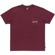 T-shirt Korte Mouw Billabong Stacked Arch Tee