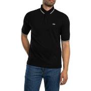 Polo Shirt Korte Mouw EAX Poloshirt met dubbel logo