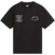 T-shirt Korte Mouw Tommy Jeans Graphic Boroughs T-Shirt Black