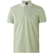 Polo Shirt Korte Mouw BOSS Slim Fit Passertip Polo Shirt Open Green