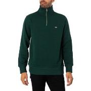 Sweater Gant Regular Shield-sweatshirt met halve rits