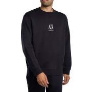 Sweater EAX Sweatshirt met geborduurd centraal logo
