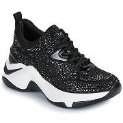 Lage Sneakers Exé Shoes 106-52EX21-STRASS-BLACK-WHITE