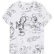 T-shirt Korte Mouw Desigual TS_MICKEY SKETCH 25WWTK03