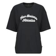 T-shirt Korte Mouw New Balance LINEAR HERITAGE OVERSIZED T-SHIRT
