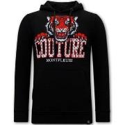 Sweater Tony Backer Hoodie Print Tiger Head