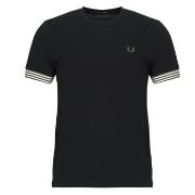 T-shirt Korte Mouw Fred Perry STRIPED CUFF T-SHIRT