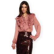 Blouse Minueto Ninetta Shirt - Dark Pink