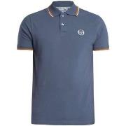 Polo Shirt Korte Mouw Sergio Tacchini 020 Gestreepte Kraag Poloshirt