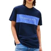 T-shirt Korte Mouw Tommy Jeans TJM REG CBLK LINEAR LOGO