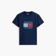 T-shirt Korte Mouw Tommy Jeans TJM SLIM RWB FLAG TEE EX