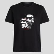 T-shirt Korte Mouw Karl Lagerfeld IKON SKETCH DUO T-SHIRT