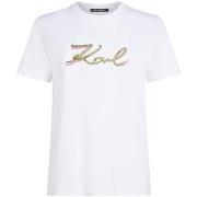 T-shirt Korte Mouw Karl Lagerfeld SIGNATURE SEQUINS T-SHIRT
