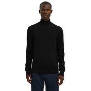 Trui Selected Noos Tray Roll Neck Knit - Black